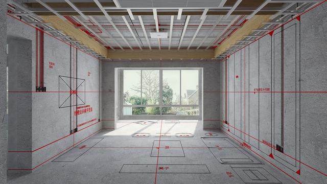 装修百科:什么是1:1全景放样?带您体验装修新工艺!