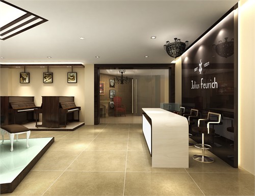 钢琴专卖店装修设计 营造高雅与专业的艺术氛围