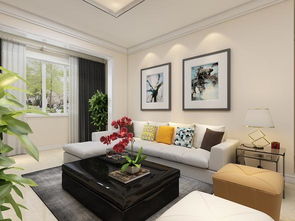 石家庄嘉华国际90平米现代简约三居室装修案例 仅2万预算打造舒适家居